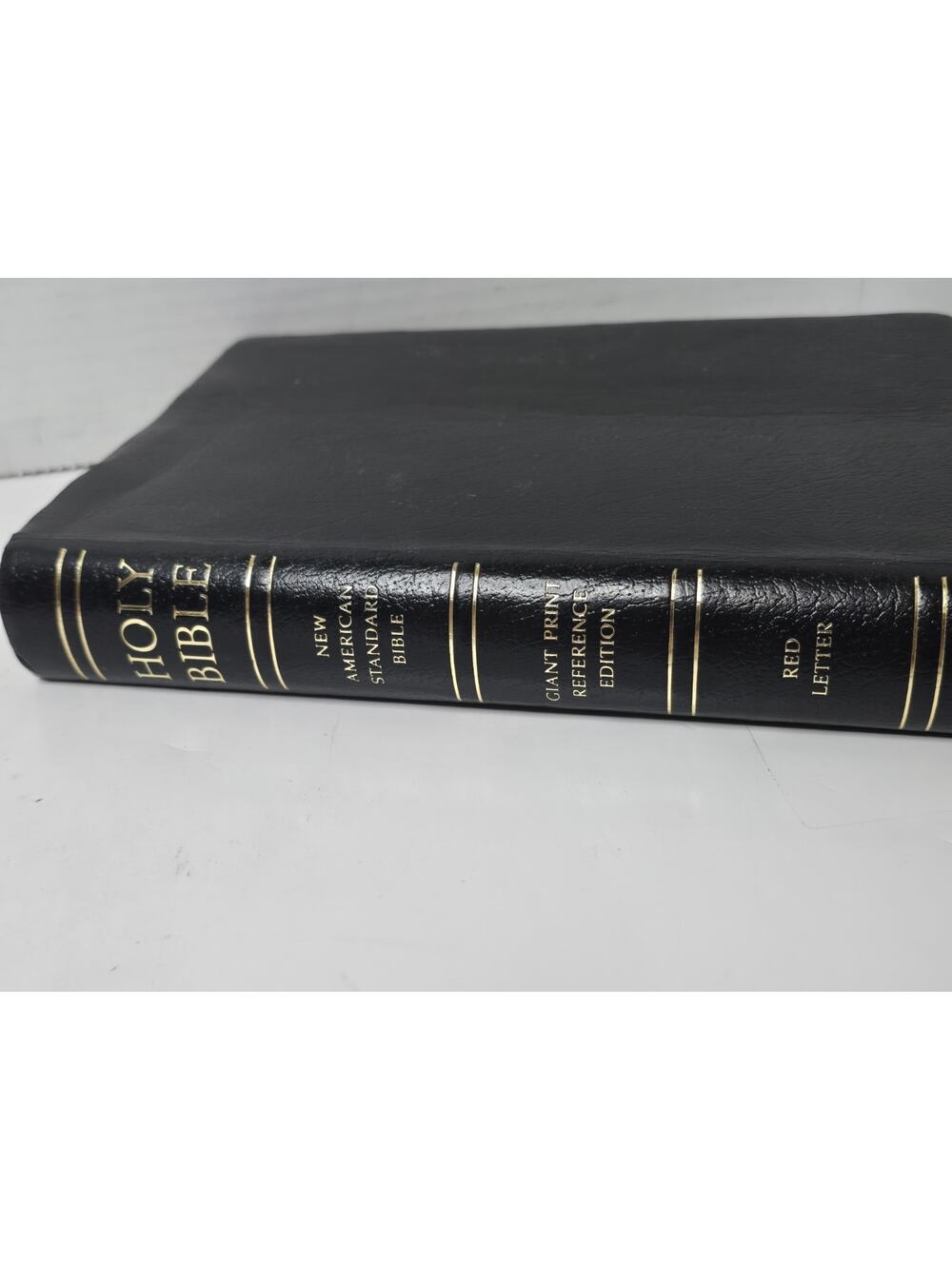 NASB Giant Print Reference Bible Personal Size 2000 Zondervan Red Letter